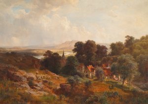 夏の風景 作： Ludwig Halauska
