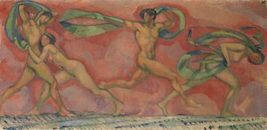 ダンス フリーズ、1912 年。 作： Ludwig von Hofmann