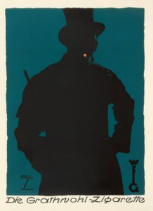 グラースウールのタバコ 作： Ludwig Hohlwein