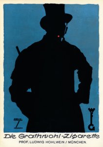 グラートノエルのタバコ 作： Ludwig Hohlwein