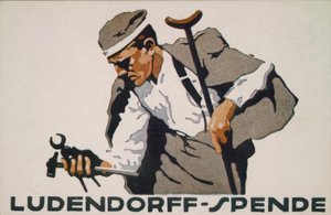 ルデンドルフの戦争被災者への寄付金 作： Ludwig Hohlwein