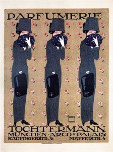 香水の娘、1910 作： Ludwig Hohlwein