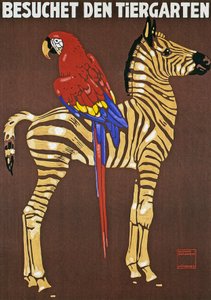 ミュンヘンのヘラブルン動物園のポスター広告