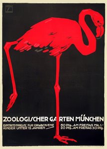 ミュンヘン動物園 作： Ludwig Hohlwein