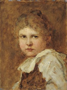 女の子の頭 作： Ludwig Knaus