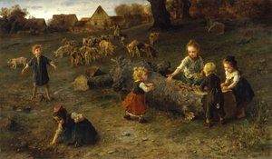 マッドパイ、1873 作： Ludwig Knaus