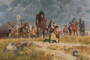 戦いの前の祈り 作： Ludwig Koch