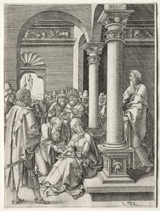 王の崇拝、1516年。 作： Ludwig Krug