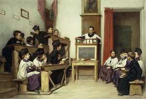 ラテンクラス、1869 作： Ludwig Passini