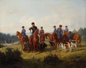 コーシング、1856年。 作： Ludwig Pietsch