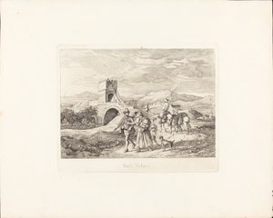 サラロ橋 作： Ludwig Richter
