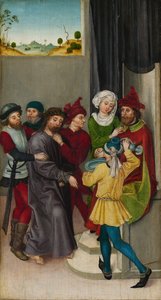 ピラトの前のキリスト、復活。 作： Ludwig Schongauer