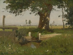 夏の草原の風景 作： Ludwig Willroider