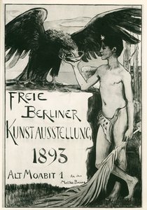 ルートヴィヒ・フォン・ホフマン：ベルリン自由美術展（リトグラフ） 作： ルートヴィヒ・フォン・ホフマン