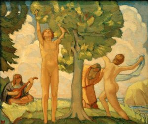 夏 作： Ludwig von Hofmann