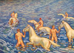 シーライダー、c1915 作： Ludwig von Hofmann
