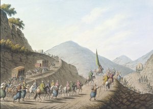 バルカン半島の山、プレート2、ウィリアム・ワッツの出版物 作： Luigi (after) Mayer