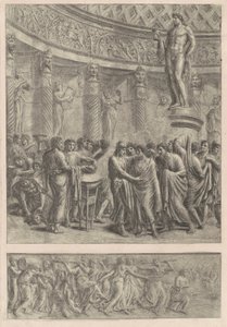 アンティークなサクリファイス、1820年代。 作： Luigi Ademollo
