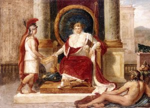 ナポレオンが法典を女神ローマに届ける 作： Luigi Agricola