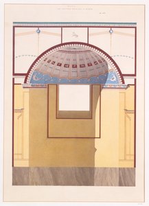 テピダリアムのニッチ、ハウスオブディオメーデス、ポンペイ、1897 作： Luigi Bazzani