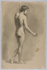 男性ヌード 作： Luigi Calamatta