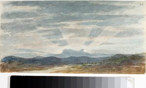 風景、光の効果（水彩画、1825年以前 作： Luigi Garibbo