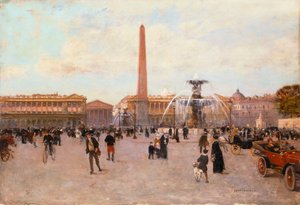 コンコルド広場、 作： Luigi Loir