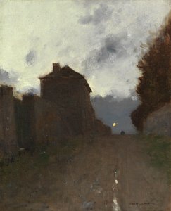 夕暮れのモンマルトル 作： Luigi Loir