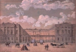 ベルサイユ宮殿の眺め 作： Luigi Loir