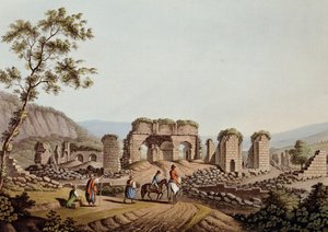エフェソスのディアナ神殿の遺跡 作： Luigi Mayer