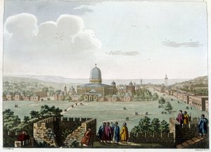 ソロモンの神殿（Mosquee a Jerusalem）-ロンドンのルイジ・マイヤーが撮影した原画による「オスマン帝国、ヨーロッパ、アジア、およびいくつかの地中海の島々における景観」の中で