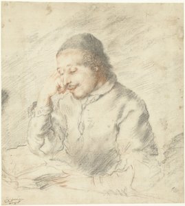 読書聖職者の肖像 作： Luigi Pellegrino Scaramuccia