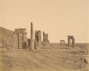12 [ペルセポリス（W）：修復前、1840年代～60年代 作： Luigi Pesce