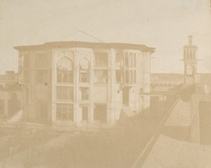 テヘラン首相官邸ネザンネ 1858年 作： Luigi Pesce