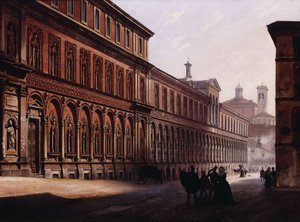 Ca「ヴィアフェスタデルペルドーナのグランデ、S付き、1842 作： Luigi Premazzi