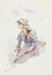 収穫の少女、 作： Luigi Rossi