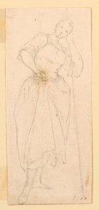立っている女性 作： Luigi Vanvitelli