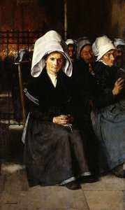 祈りのブルトンの女性、 作： Luis Jimenez y Aranda