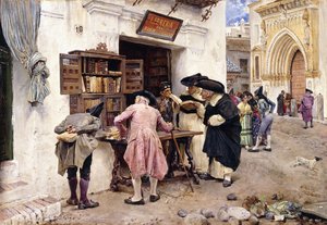 書誌学者、1879 作： Luis Jimenez y Aranda