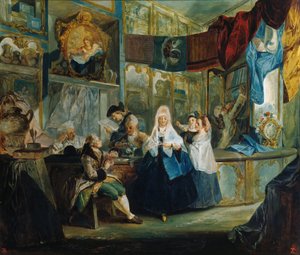 ショップ、1772 作： Luis Paret y Alcazar