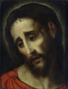 悲しみの人としてのキリスト」、1519年～1586年 作： Luis de Morales
