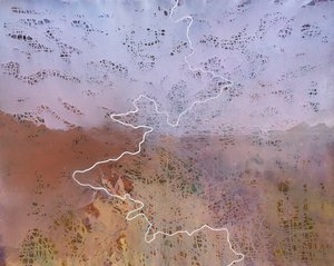 Way 2、2019年（キャンバスに油彩） 作： Luke Elwes