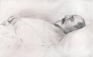 死に臨む国王エドワード7世陛下」1910年 作： Luke Fildes