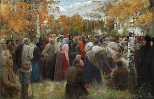 聖地へ、1911年。 作： Lukian Vasilyevich Popov