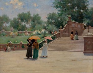公園にて 1894年頃（キャンバスに油彩）