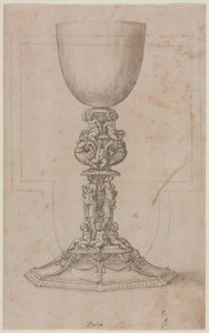 1500年代半ばの聖杯の直腸のデザイン。 作： Luzio Romano