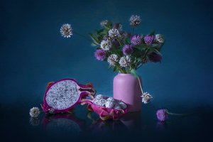 ムーディ・ドラゴンフルーツが花を咲かせる 作： Lydia Jacobs