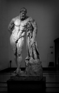 ファルネーゼのヘラクレス、ギリシャのオリジナルのローマのコピー（大理石 作： Lysippos (after)