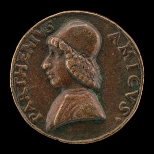 バルトロンメオ・パルテニオ（Bartolommeo Partenio）、活動時期1480-1485、ヒューマニスト（Humanist）［裏面］。 作： Lysippus Junior
