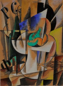 絵画の構成、1921 作： Lyubov Sergeevna Popova